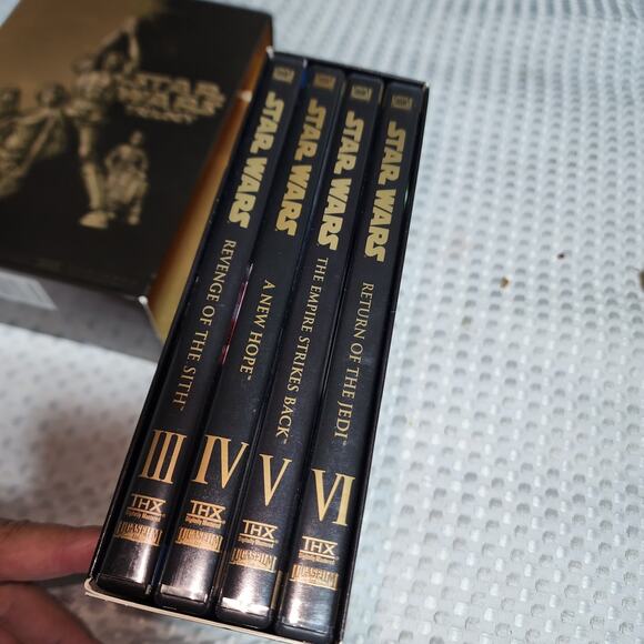 STAR WARS THE TRIOLOGY DVD SET - Picture 3 of 4